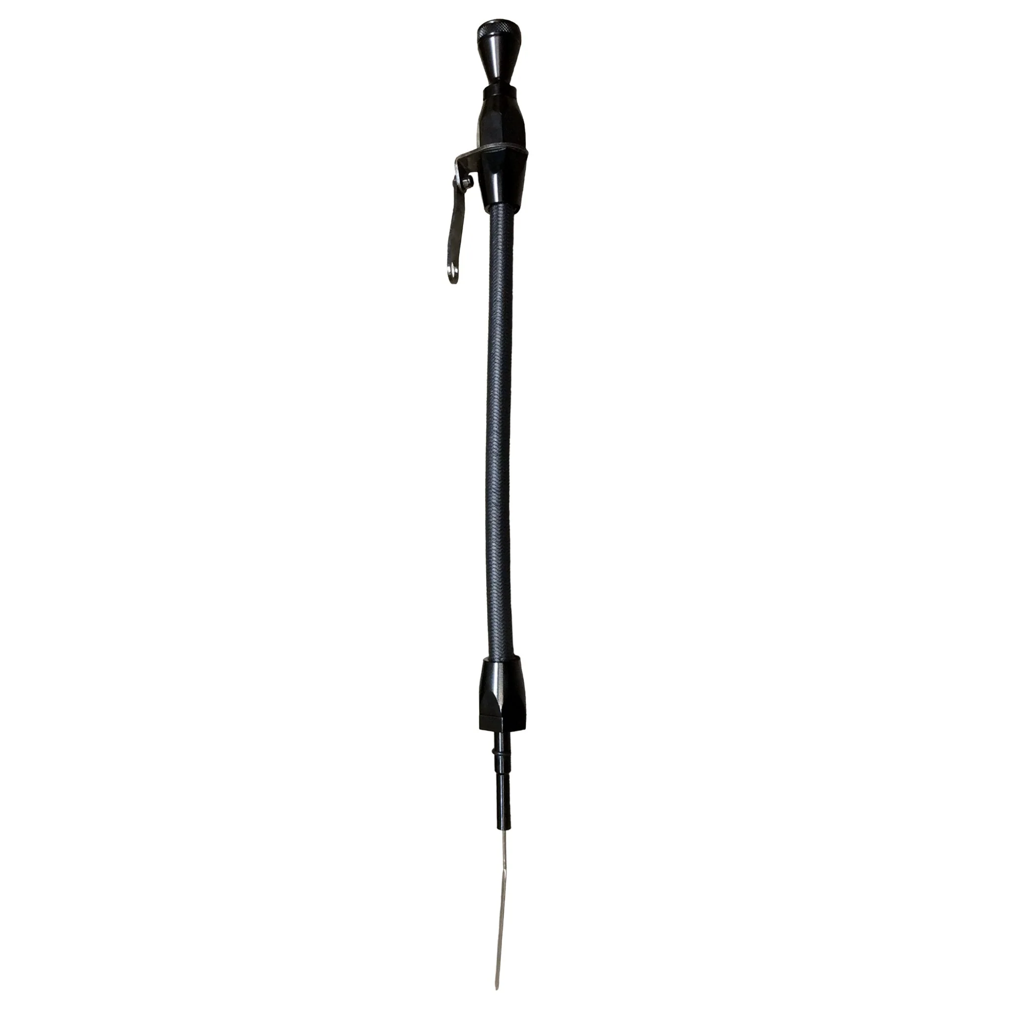 Black Engine Oil Dipstick Chevy SBC 1980 and Later Stainless Steel - Twist Lock - Image 5